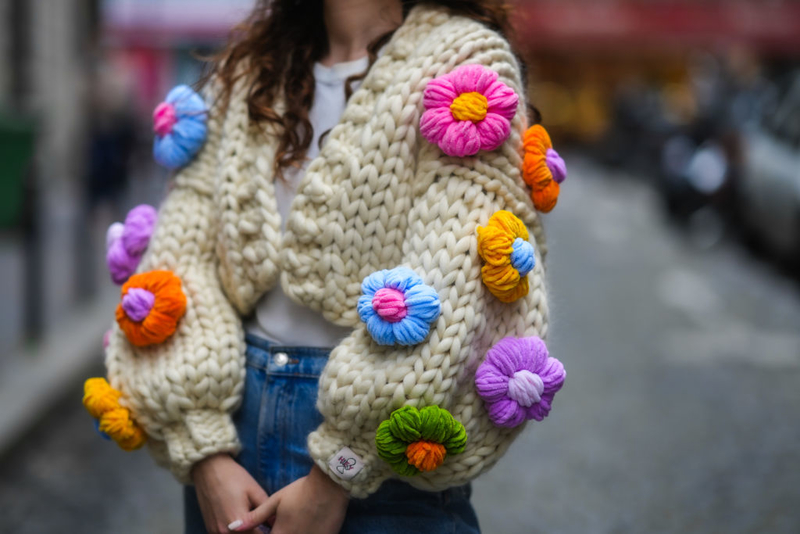 Big Knit Sweaters | Getty Images Photo by Edward Berthelot
