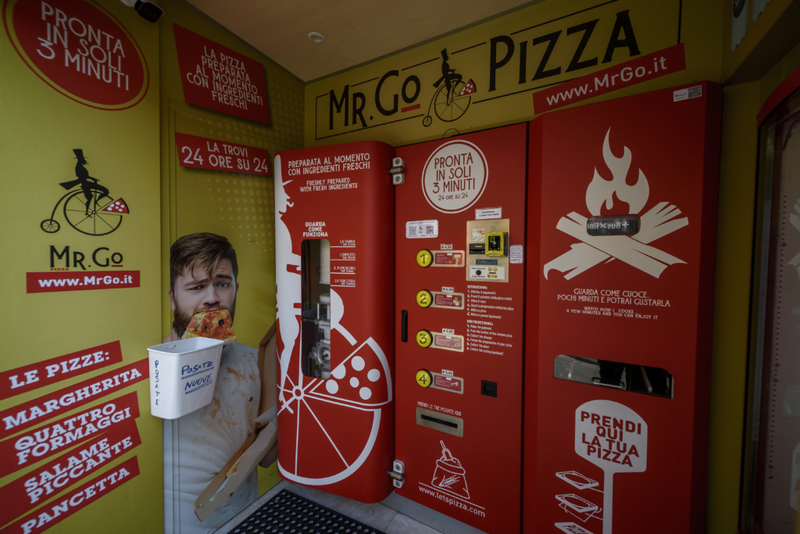 Fresh Pizza Vending Machine | Getty Images Photo by Antonio Masiello