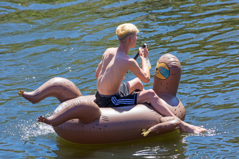 Inflatable Sloth Float | Alamy Stock Photo