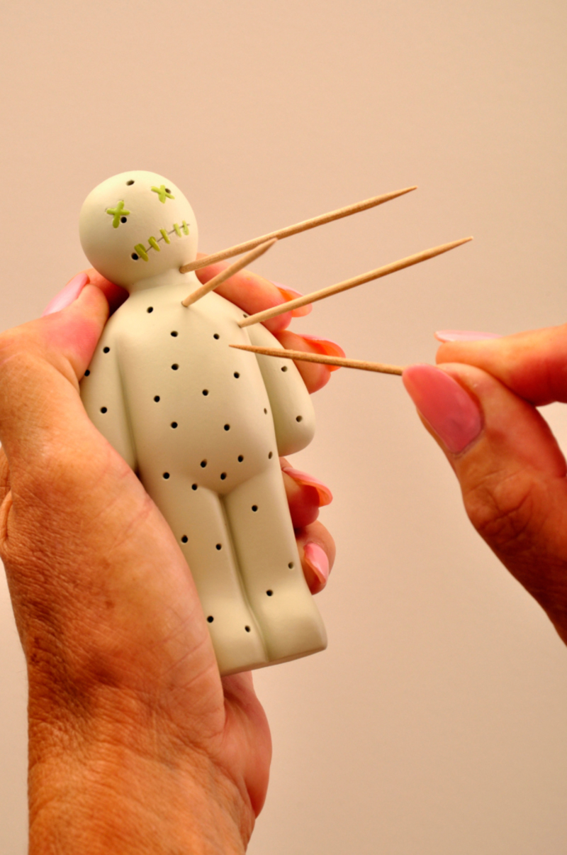 Voodoo Doll Toothpick Holder | Alamy Stock Photo