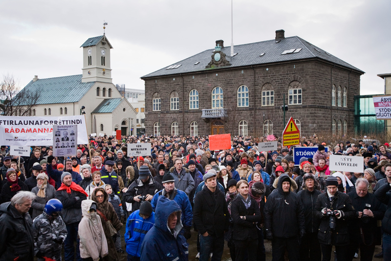 Iceland Had a Peaceful Revolution | Alamy Stock Photo by Bjarki Reyr