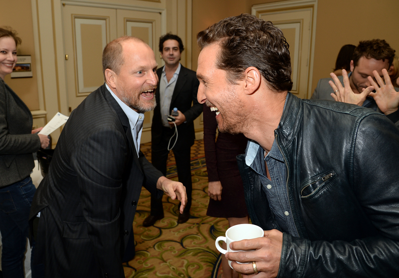 Las primeras chispas del bromance con Woody Harrelson | Getty Images Photo by Jeff Kravitz/FilmMagic