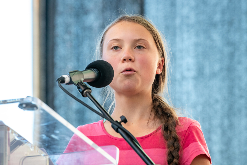 Greta's Speech | Alamy Stock Photo by Enrique Shore