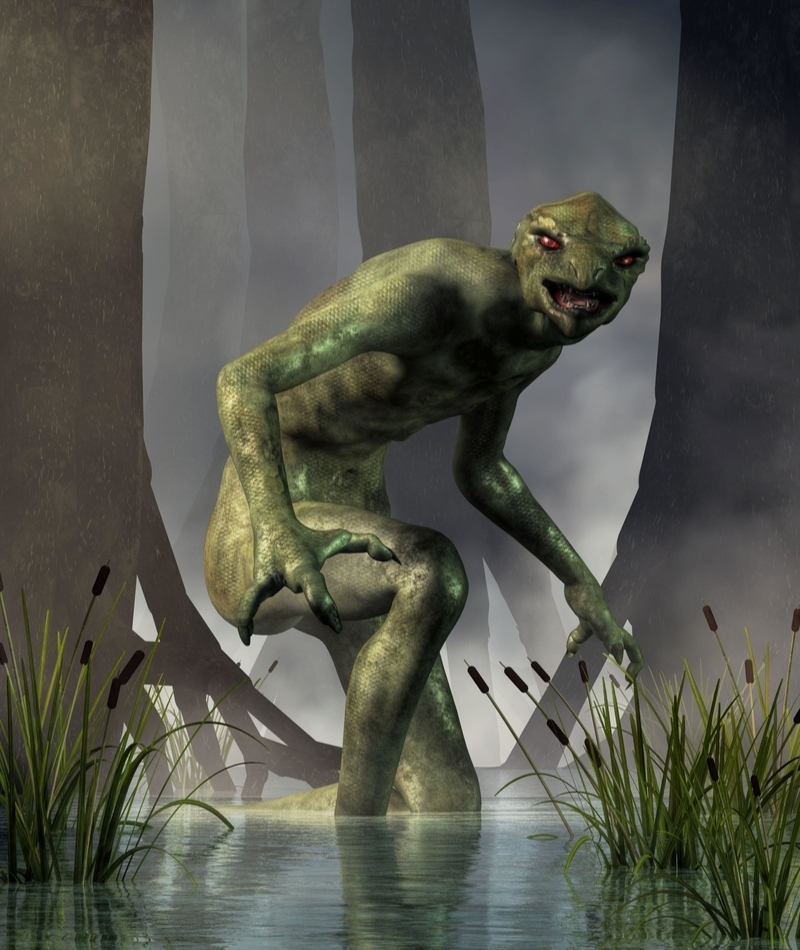 Lizard Man of Scape Ore Swamp | Alamy Stock Photo