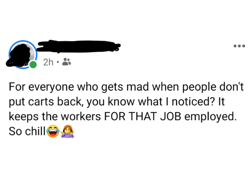 Just Thinking About the Employees | Reddit.com/Crazy-bunnylady