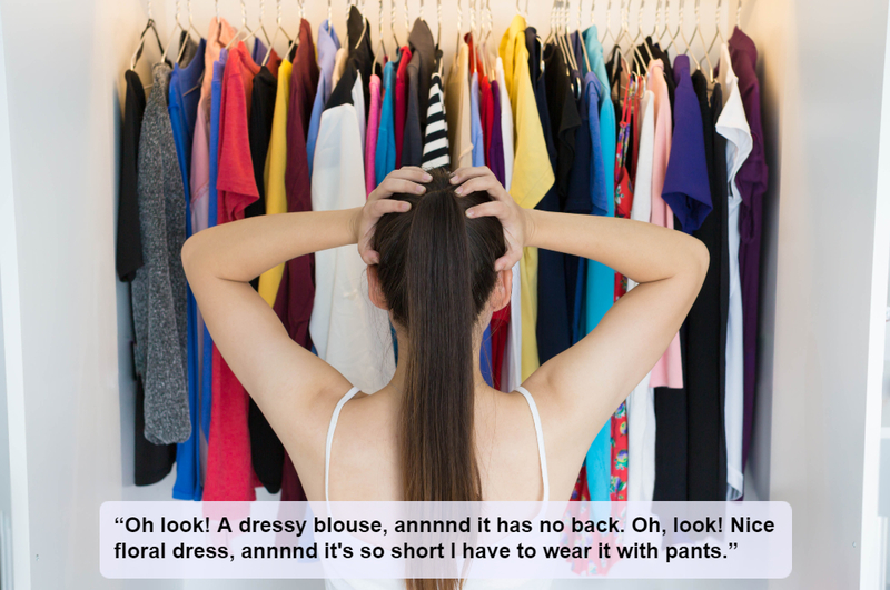 Trying to Find the Right Clothes | Shutterstock