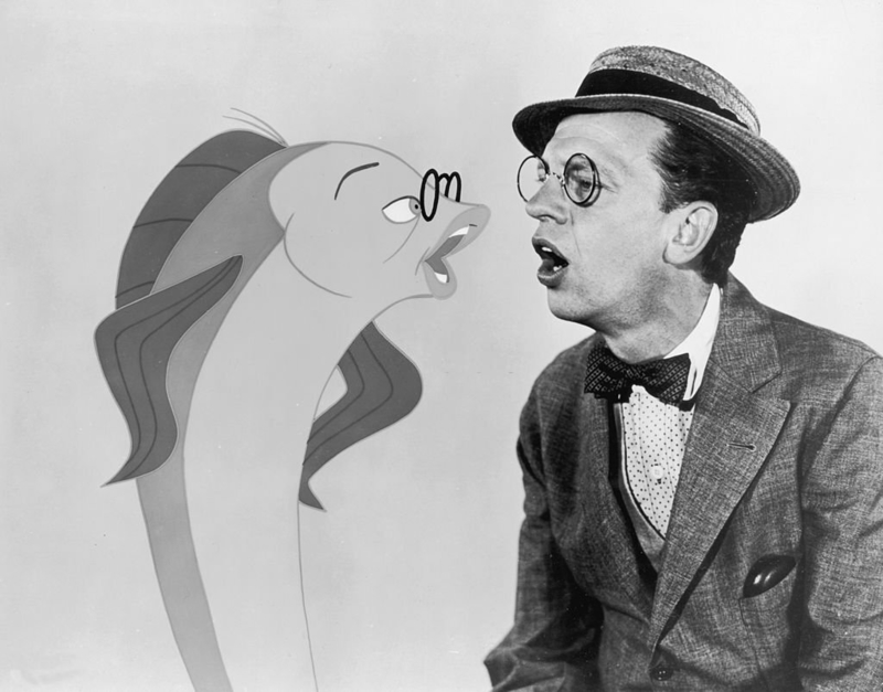 Der unglaubliche  Mister Limpet: Mann schlüpft in die Rolle  eines sprechenden Fisches, 1964 | Getty Images Photo by Hulton Archive