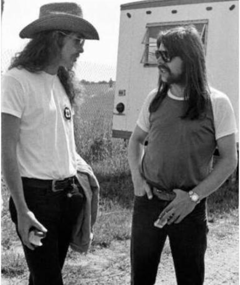 Nebeneinander: Die legendären Rockstars Ted Nugent und Bob Seger im Jahr 1972 | Facebook/@tednugent