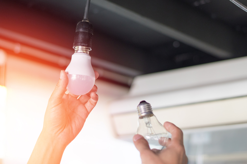 Swap Out Old Bulbs | Shutterstock