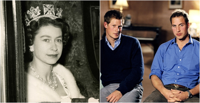 Princes William & Harry: Grandsons of Queen Elizabeth II | Alamy Stock Photo