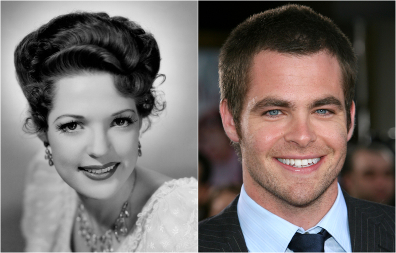 Chris Pine: Grandson of Anne Gwynne | Getty Images Photo by Universal Pictures/De Carvalho Collection & Michael Buckner